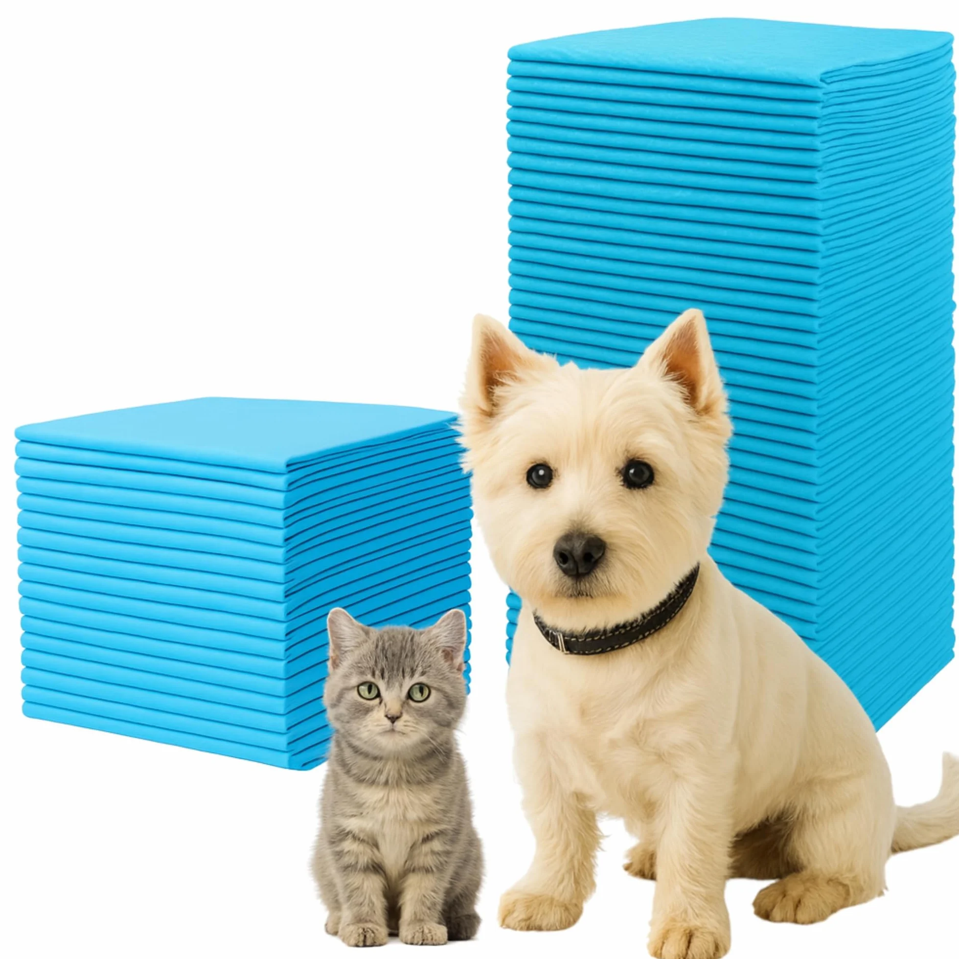 35x45 cm 400 Piezas Empapadores Higiénicos para Perros Cachorros 6 Capas Superabsorbentes Impermeables Secado Rápido Entrenamiento e Incontinencia