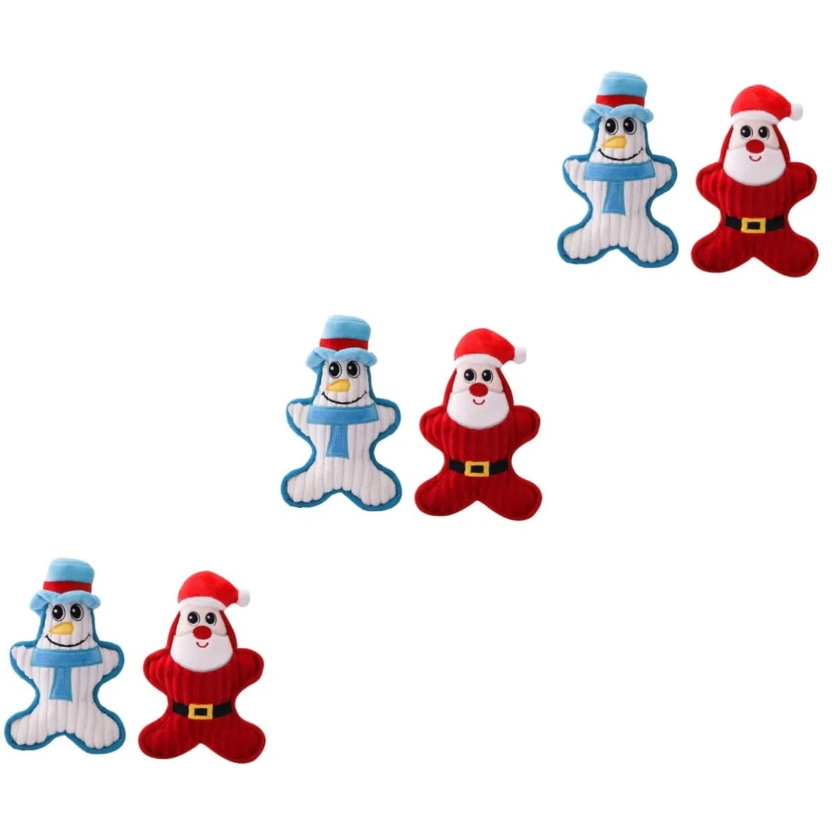 Kisangel 6 Piezas Juguete para Mascotas Mini Peluches chillón muñecas Juguetes Juguete para Masticar Perros Juguete con Sonido para Mascotas el bebé Servicio de consejería