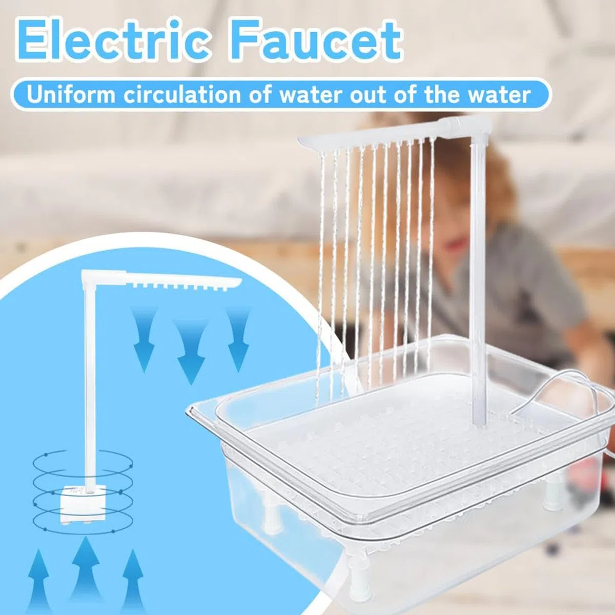 Bañera con Ducha para Pájaros, Sistema De Agua Circulante Automático, Fuente De Baño para Loros, Jaula para Pájaros, Ideal para Periquitos, Cacatúas, Cotorras, Loros Grises Africanos Y Mascotas