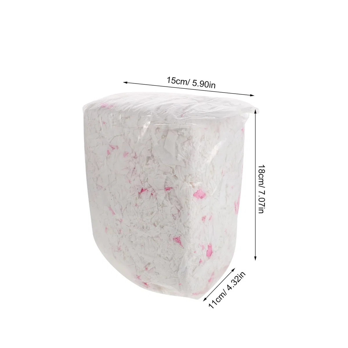 Lecho Natural para Hámster Pequeño 3 Bolsas - - - sin Polvo Absorbente y Adecuado para Jaulas de Roedores Pequeños Cobayas y Conejos