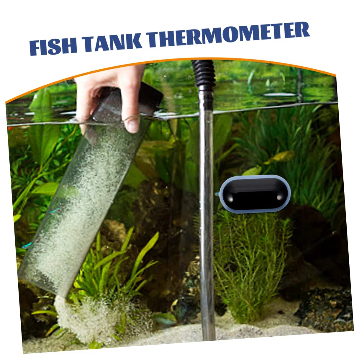 Toddmomy 5piezas Digital De Acuario Medidor De Temperatura De Agua Pantalla Led Para Peceras y Tanques De Betta Fácil Instalación y Alta Precisión