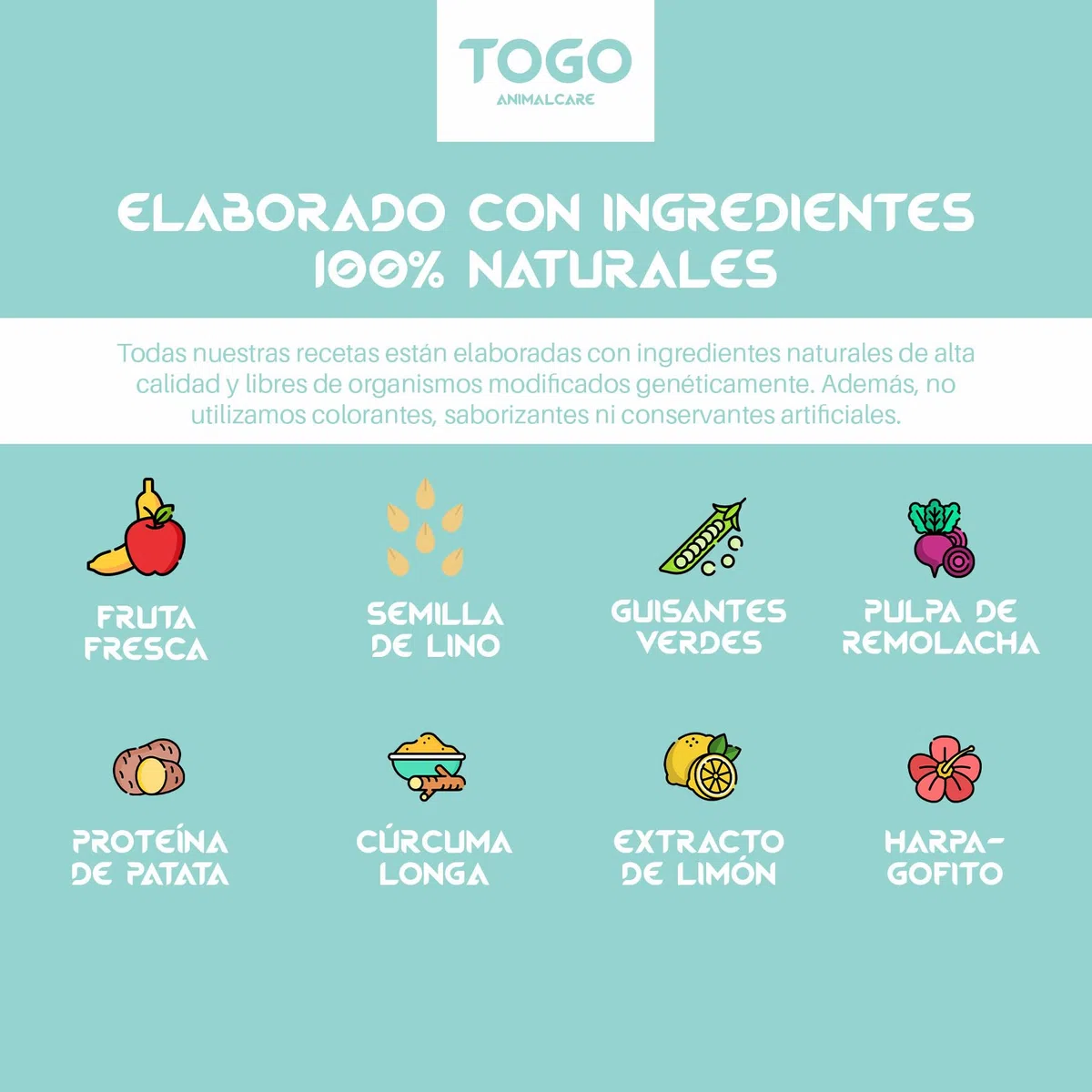 Pienso Togo Hipoalergenico Natural Veggie Perros [12 kg] Comida SIN Cereales | Apto para Todas Las Razas y Tamaños | Ideal Sistema gastrointestinal, renal y Articular | Proteínas y Light