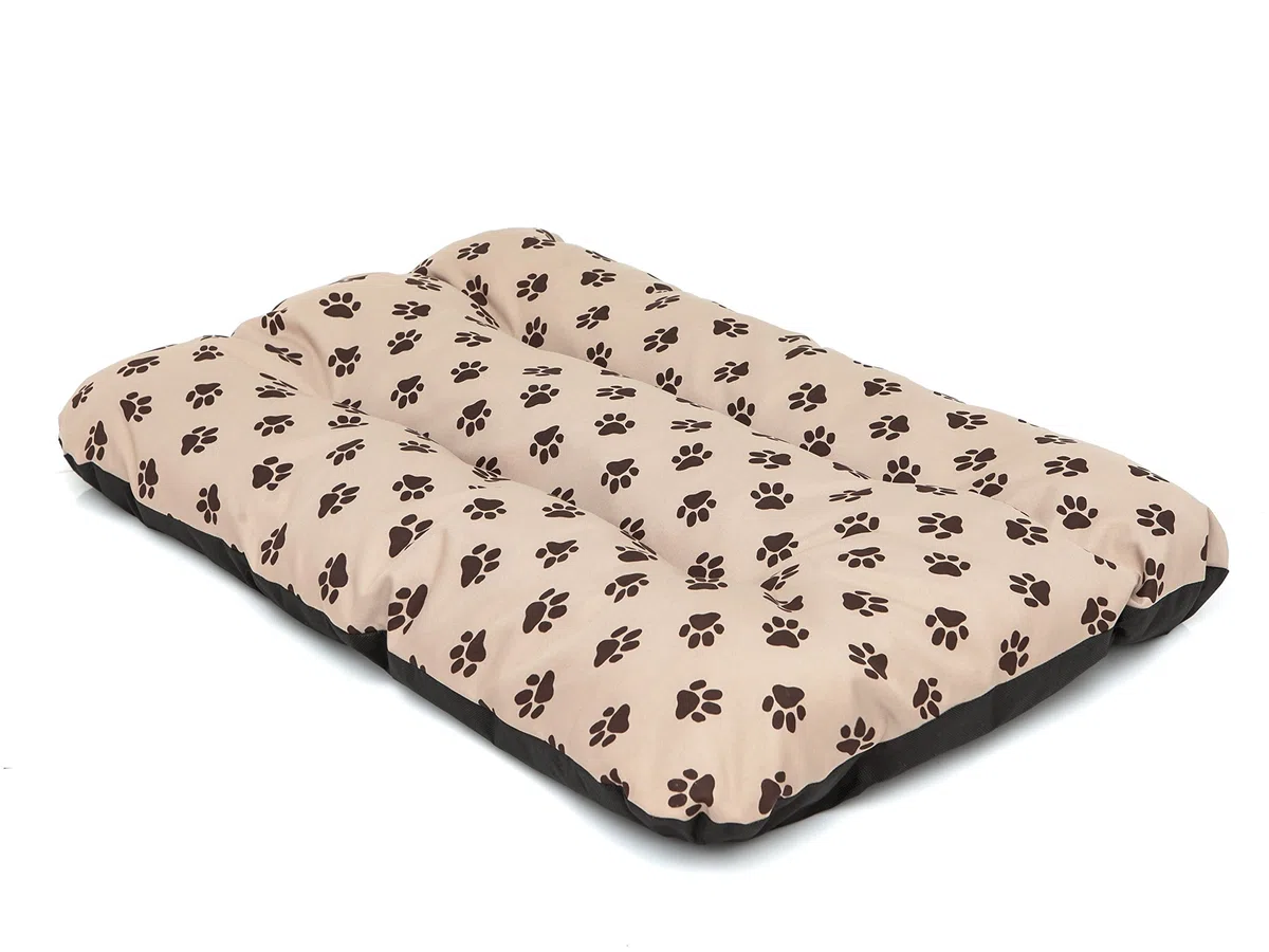 PillowPrim Colchón para perros, sofá para perros, cojín para perros, colchón para perros, cama para mascotas, cama suave, cojín R2-100 x 70 cm, patas beige