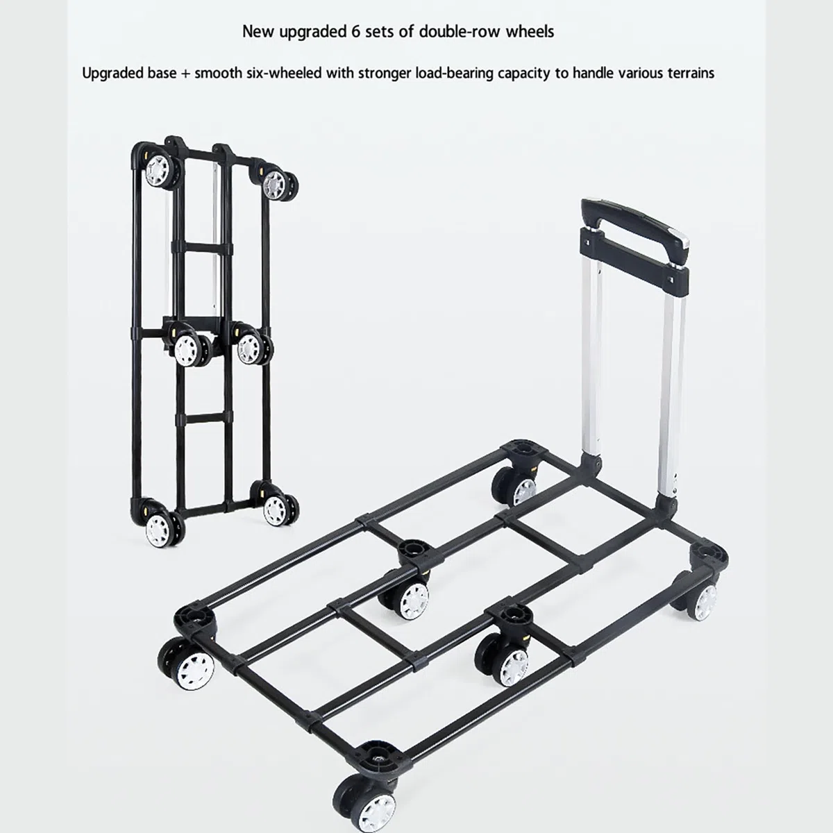 Bolsa de transporte expandible para mascotas, caja de viaje para mascotas, dos cajas, con ruedas extraíbles, divisores ajustables y asa telescópica, adecuada para perros y gatos pequeños y medianos