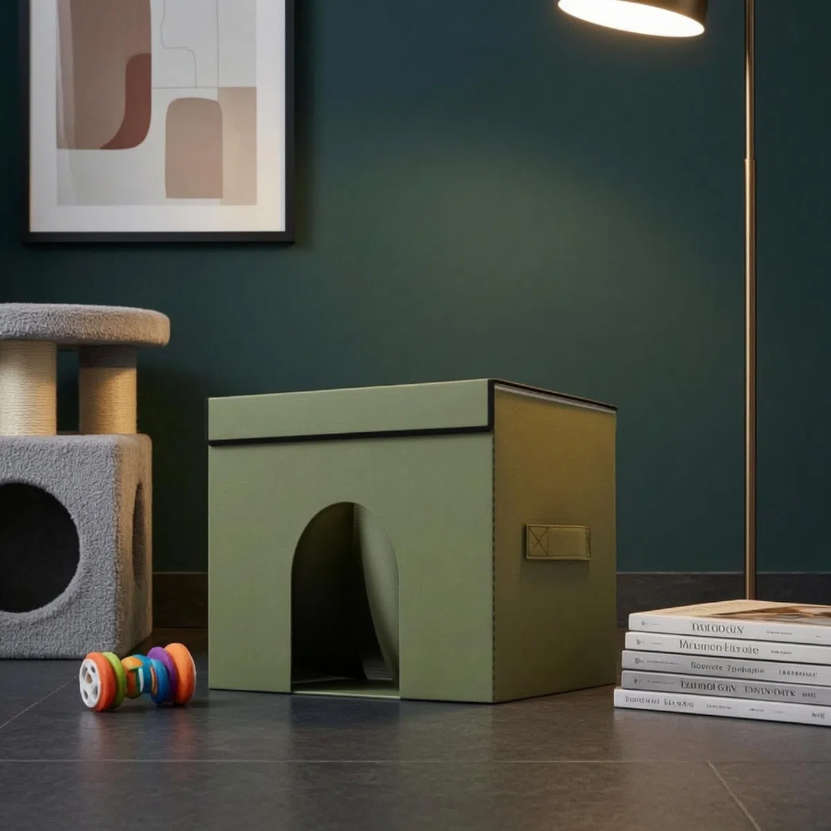 Casa para Gatos Segura, Grande 33 × 32 × 35 Cm, Color to 1