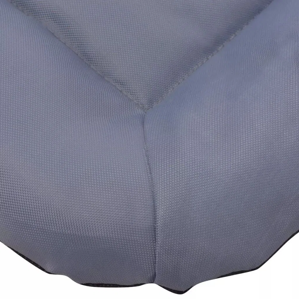 Colchón cama cesta para perros mascotas tamaño XXL 97 x 62 cm gris 02_0001616