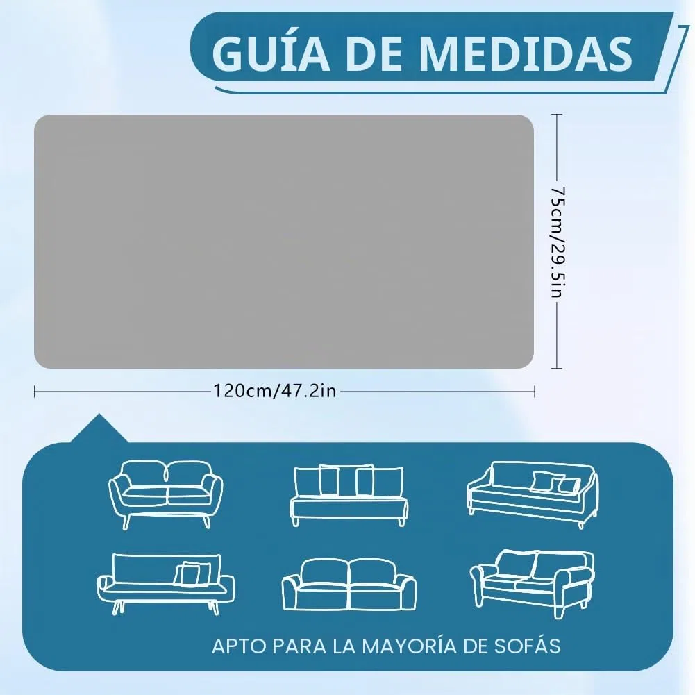Wakects Camas para Perros, sofá Tipo Manta para Perros, Cama Mullida para Perros, 75x120 Cm, Protector de Muebles para Mascotas, Funda para sofá Cama, Lavable a Máquina, Parte Inferior