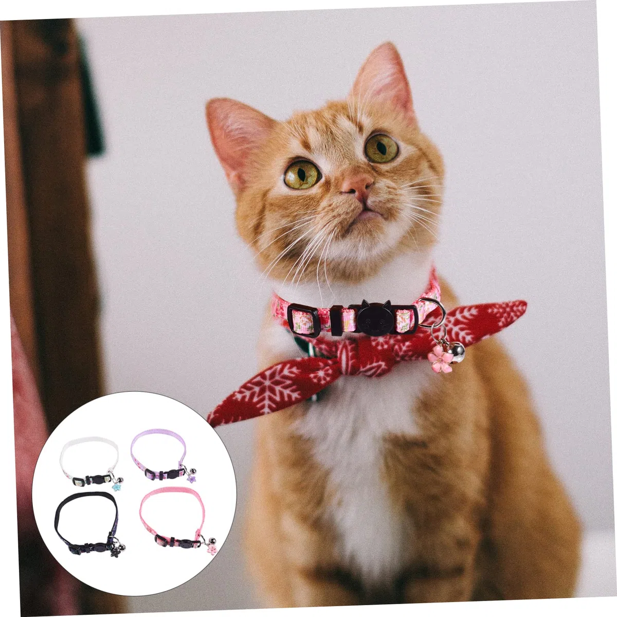 Didiseaon 12piezas Collar para Gatos Flores y Confortable Pack De para Fiesta y Uso Diario