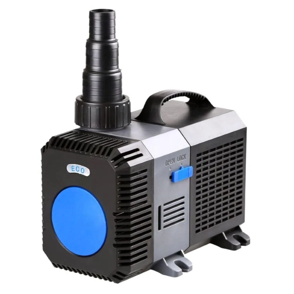 AquaOne CTP 12000 Acuario & Bomba 100 W ECO Motor 12000 l/h Bomba de extracción, Bomba de acuario bajo consumo. Negro