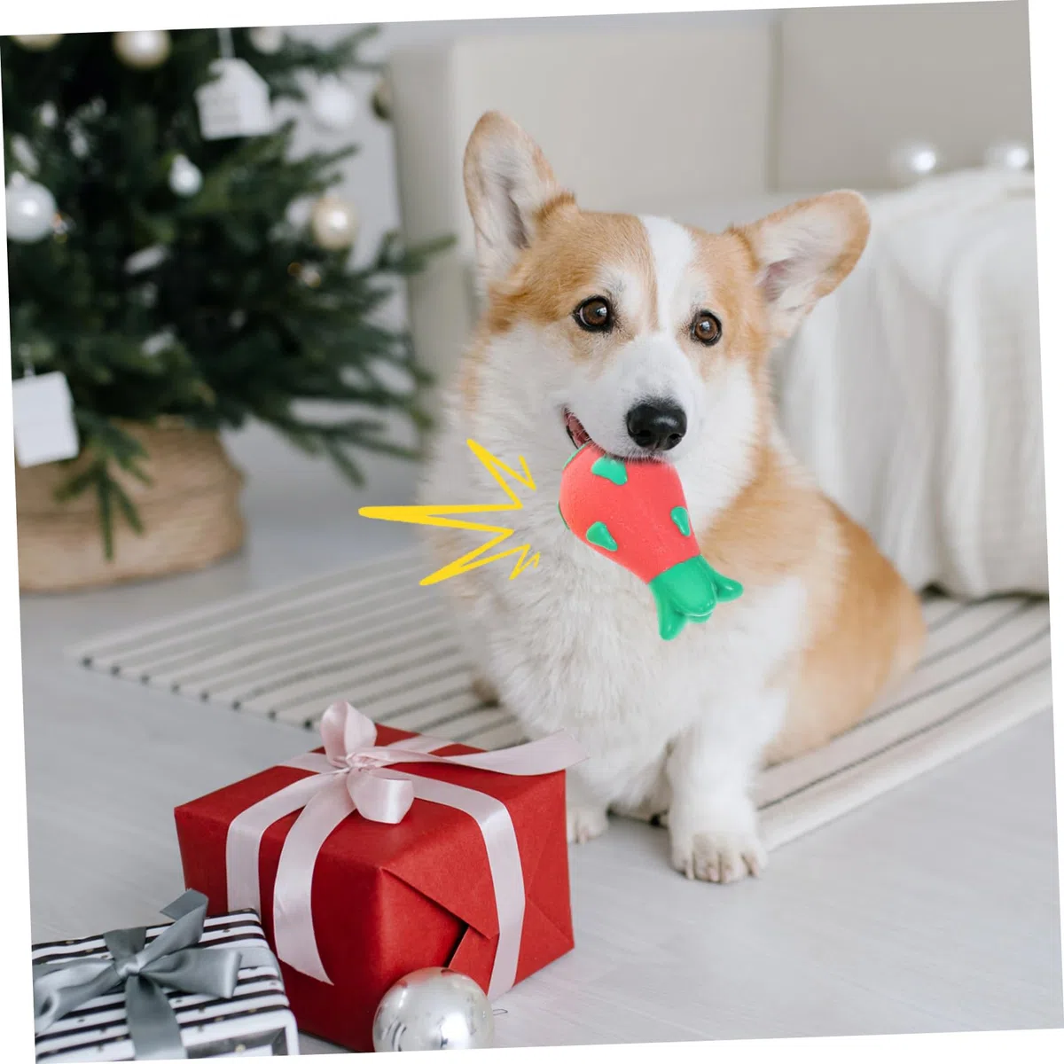 Toddmomy 6 Piezas Juguetes para Masticar Mascotas Juguetes para Perros para masticadores agresivos Peluche Accesorios para Cachorros Juguete pequeño Juguete para Masticar