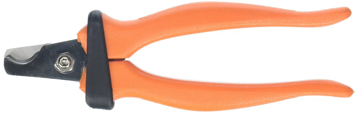 Millers Forge Perro Nail Clipper con Surgical-Steel Cuchillas, alicates Estilo, tamaño Mediano, 5 – 3/4-inch, Color Naranja