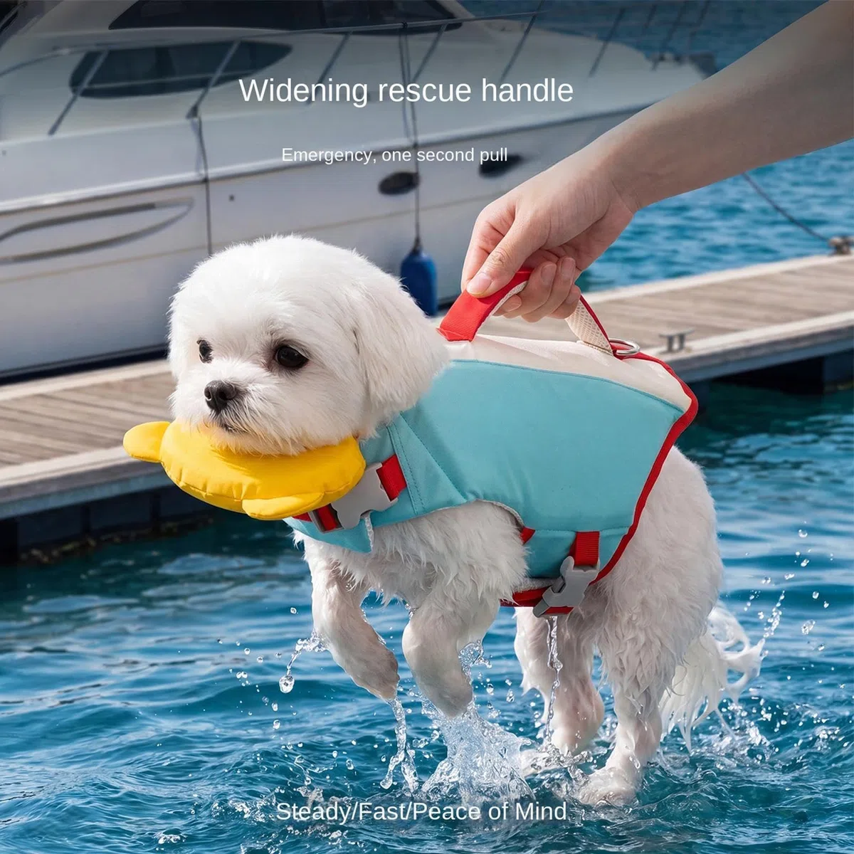 Chaleco de natación para perros, traje de baño transpirable de alta