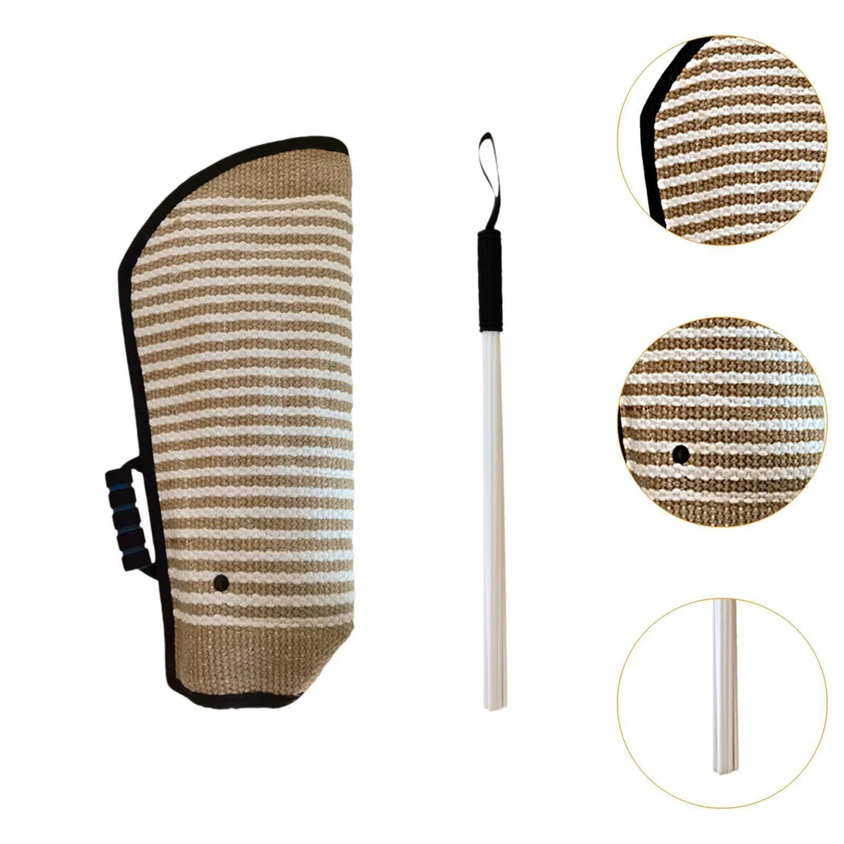 Manga antimordeduras para Perros, Juego de Entrenamiento para mordeduras de Perros, Brazo para Exteriores, Juego Interactivo y Suministros para Entrenadores de Agilidad,