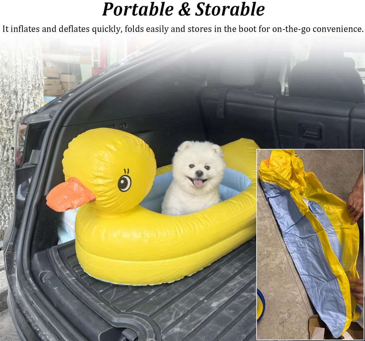Rampa Piscina para Perros Cama Flotante para Perros para la Piscina, Rampa Perros Bomba