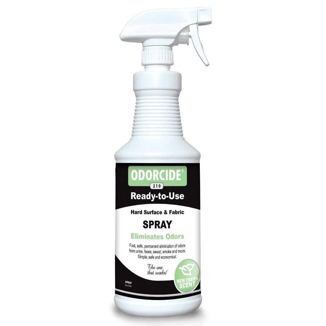 Odorcide 210S-FS Fresh Scent - Spray listo para usar, olor a mascotas, 32 onzas