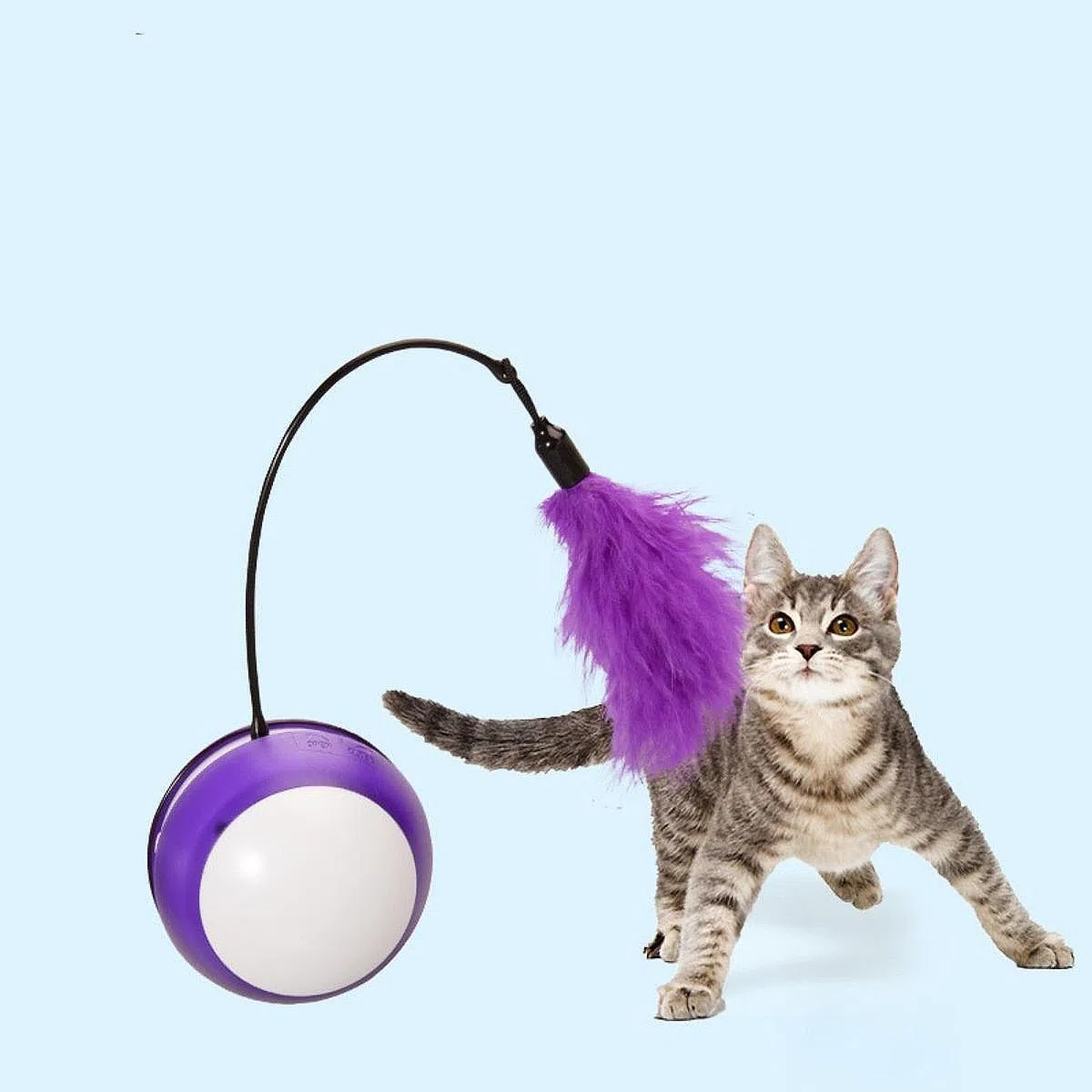 Juguete Interactivo para Gatos, Pelota Giratoria para El Entretenimiento Y Ejercicio de