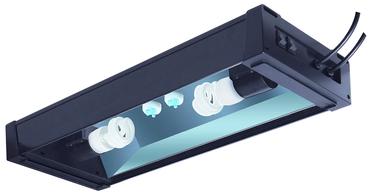 sera Reptil Terra Top – Lámpara de suelo para terrarios con iluminación de día y noche