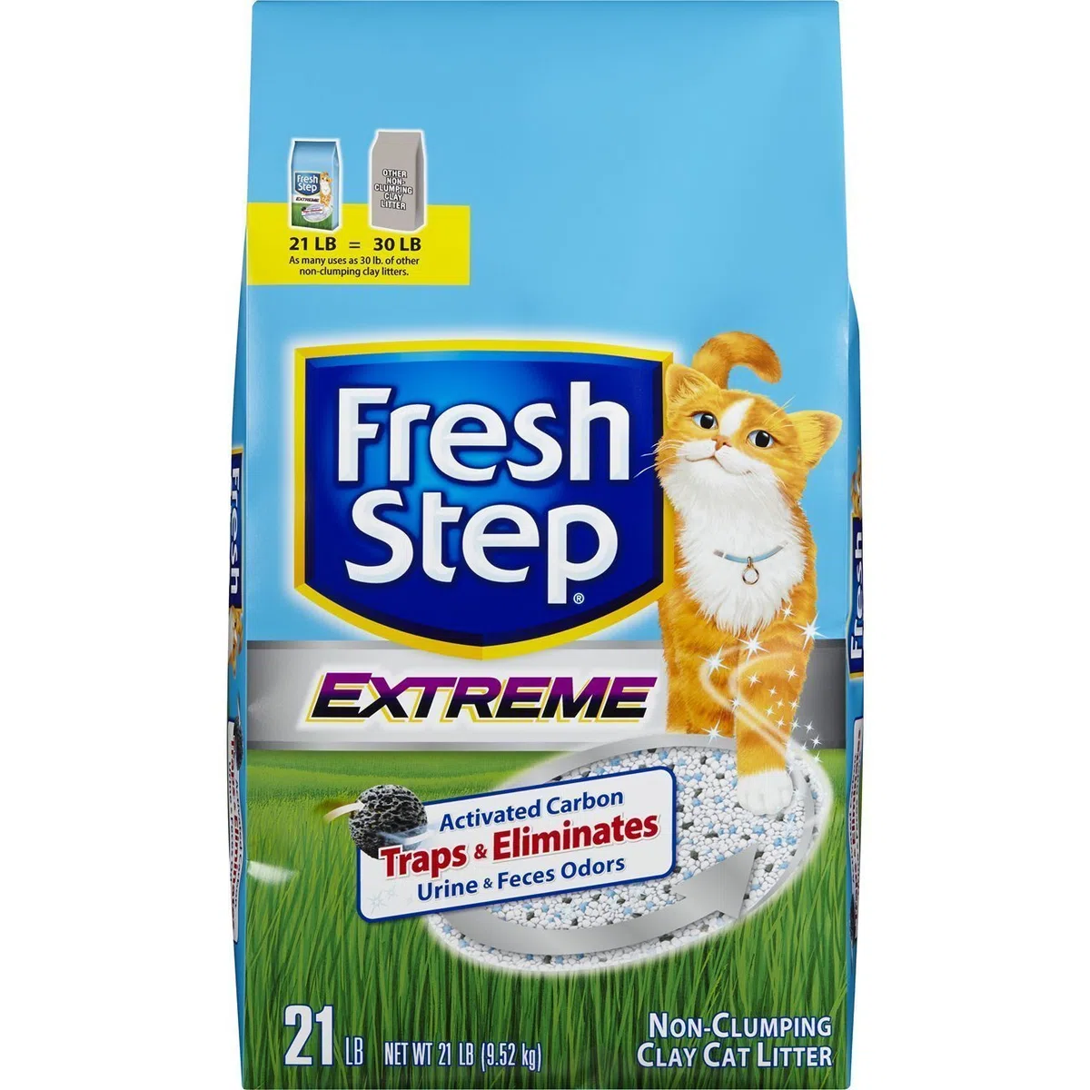 Fresh Step Extreme Arcilla para gatos, sin aglomerar, perfumada, 21 libras