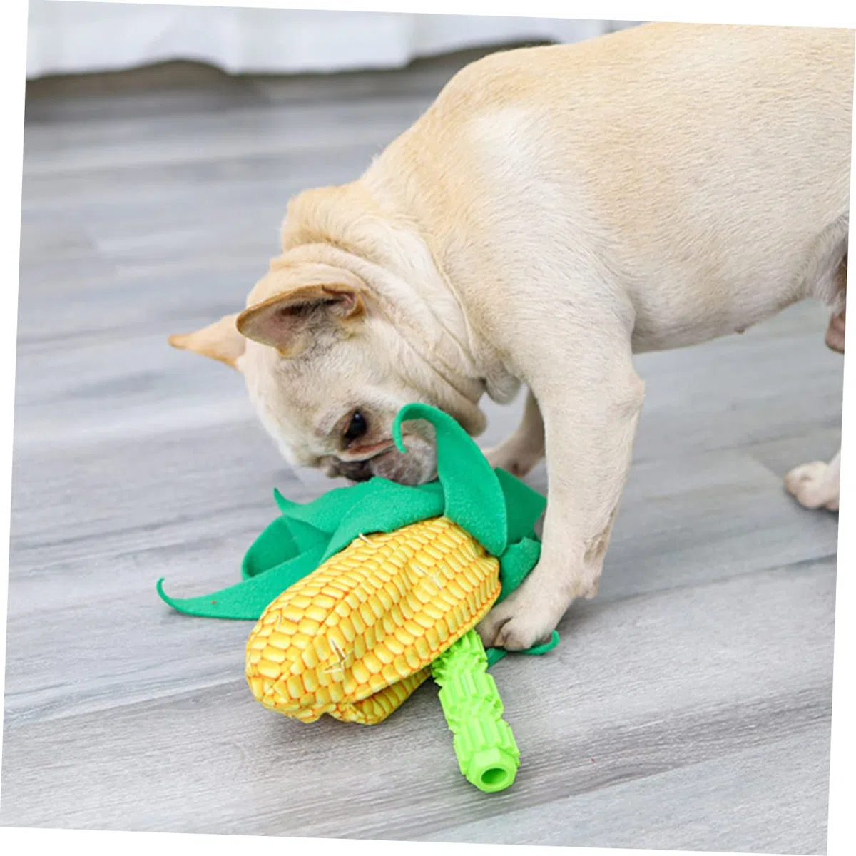 FRCOLOR 2juegos Juguete Para Mascotas Forma De Maíz Dispensador De Comida y Juguete Molar Para Estimulación Cognitiva y Reducción Del Estrés Perros