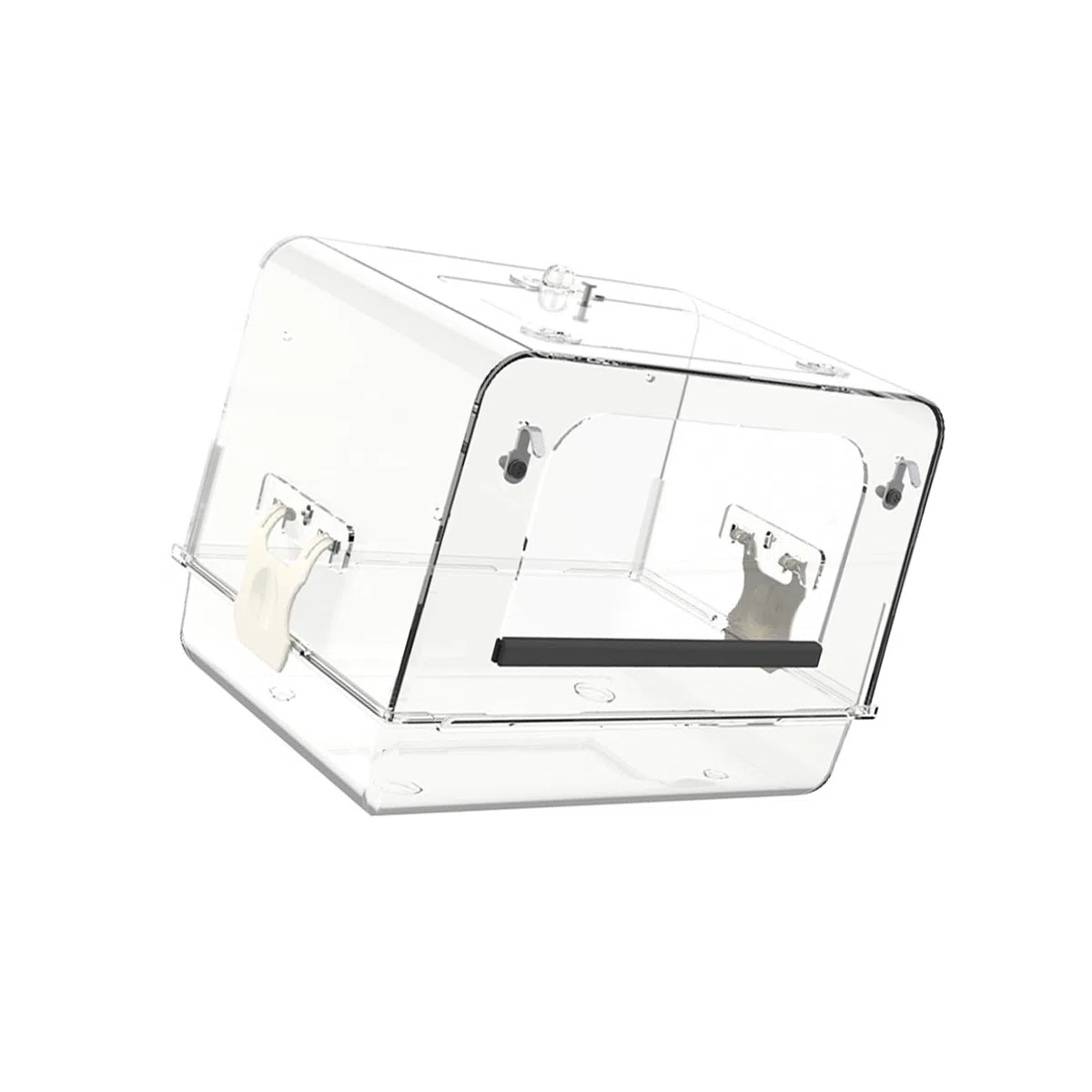 Caja de ducha para loros, bandeja de alimentación para periquitos, cacatúas, tortolitos, tina de baño interior, cuenco seguro para pájaros para cacatúas