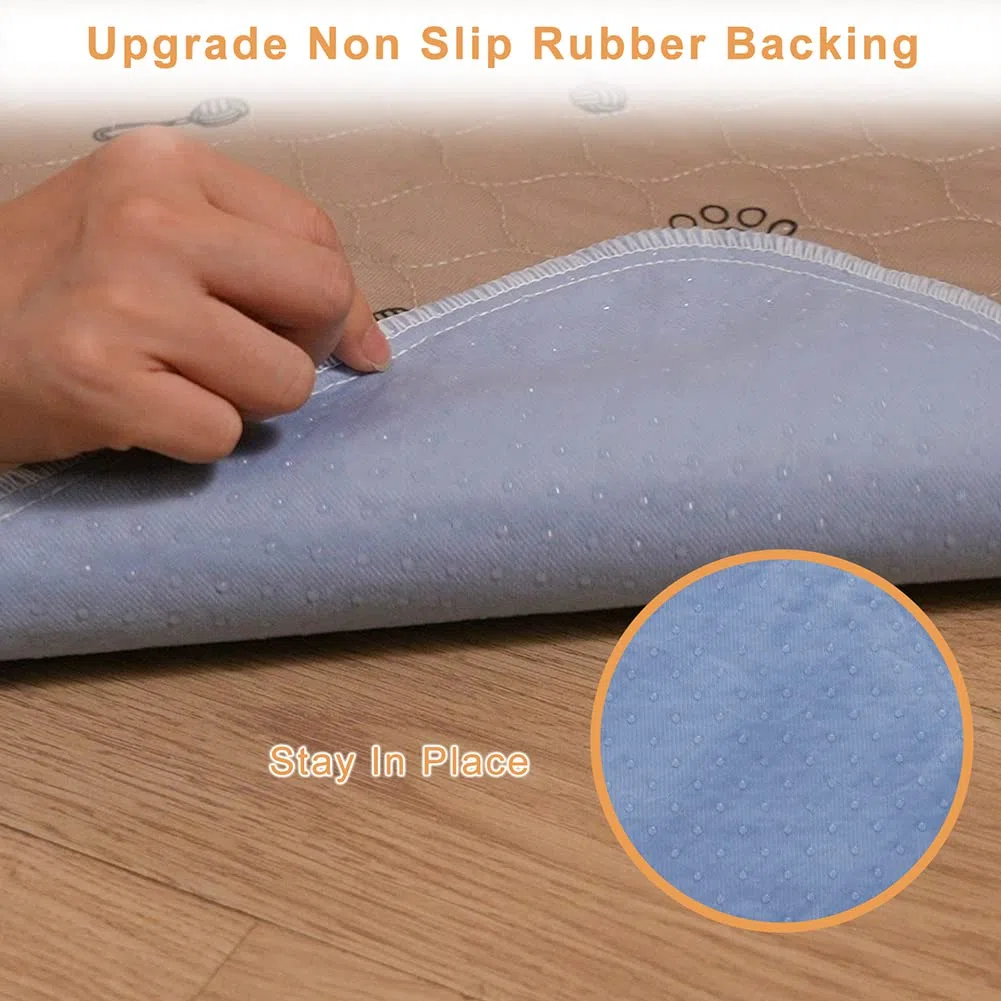 peepeego Almohadilla Extra Grande para Perro, Lavable y Gratis, Almohadilla Reutilizable para Cachorros con absorción rápida, Impermeable, Alfombra Antideslizante Entrenamiento y