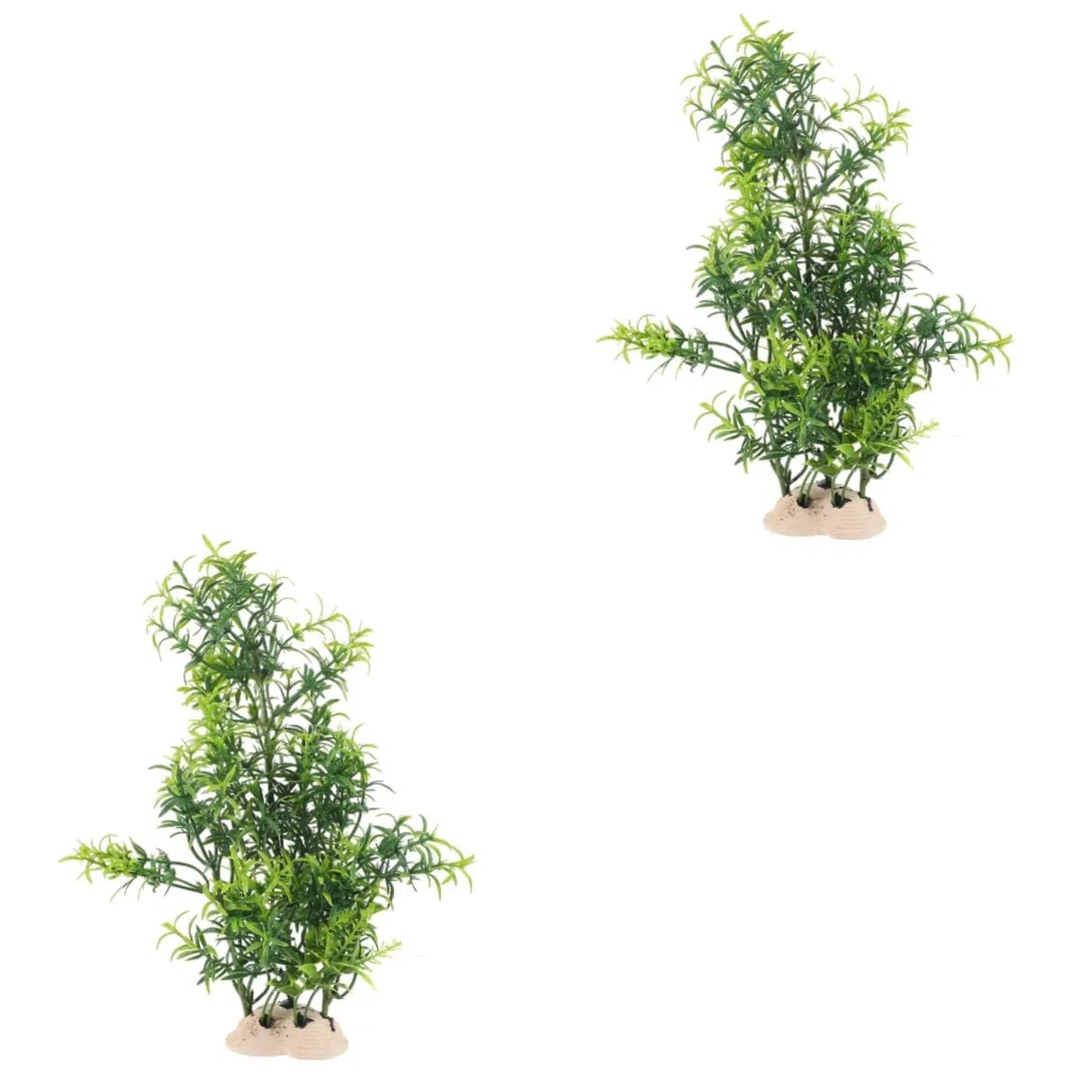 Sosoport 2piezas Acuario Decoración De Plantas Artificiales Bonsái De Pino Falso para Acuarios y Terrarios Accesorios De Paisajismo Acuático Diseño Lifelike para Peceras y Reptiles