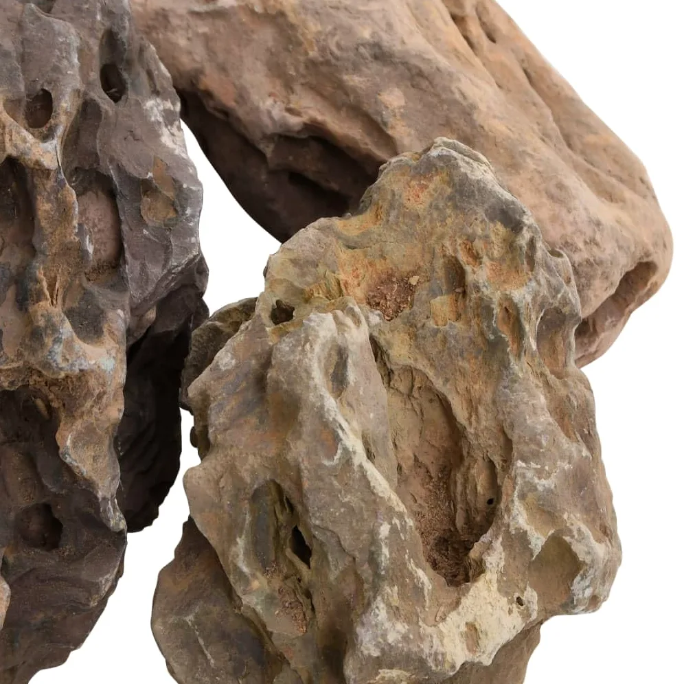 Piedras de dragón para acuario, decoración gris, 25 kg, 10-40 cm, rocas con cuevas y escondites, ideal para aquascaping, cuencas de agua dulce, camarones, peces y decoración de terrarios