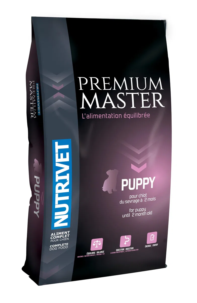 NUTRIVET - Premium Master Puppy - Croquetas para Cachorros con Actividad Normal - Pollo y arroz - 15kg