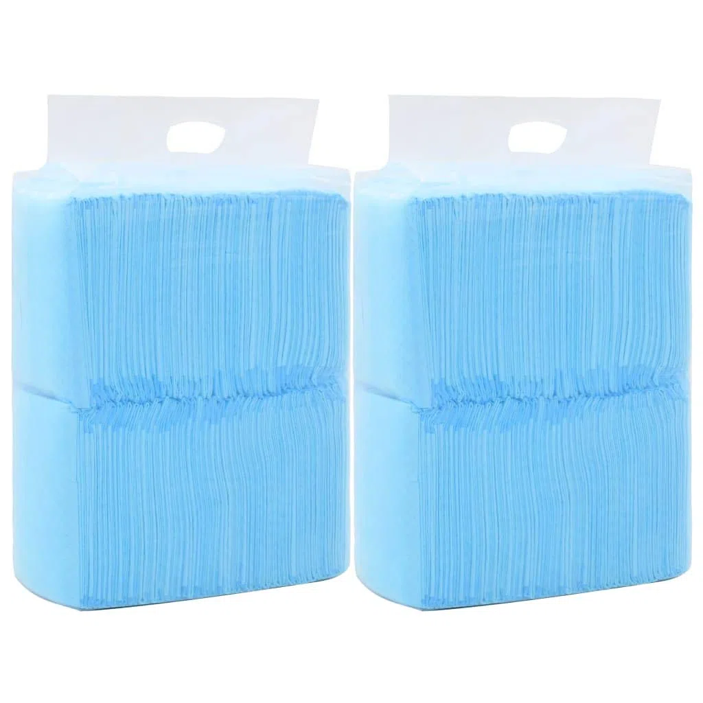 vidaXL 200x Empapadores para Mascota Textil no Tejido Animales de Compañía Casa Hogar Adiestramiento Educación Gasas Orines Micción 60x45 cm