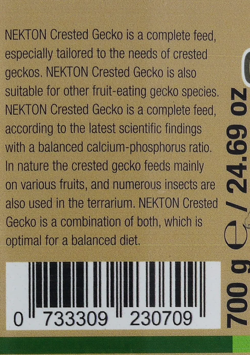 Nekton Crested Gecko, 1 Unidad (1 x 0.700 kg)