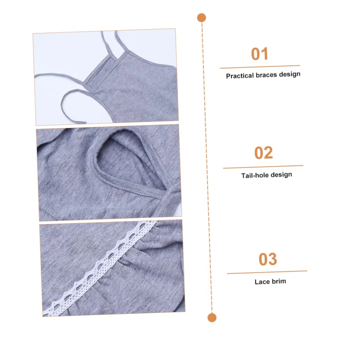 Toyvian 3piezas Pantalones De Período para Perros Hembras Braguitas De Mascota Talla s para Menstruación Material Seguro y Transpirable