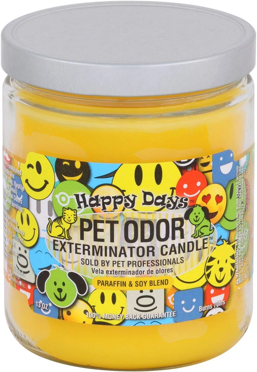 Vela Eliminadora de Olor a Mascota, Amarillo, 13 oz.