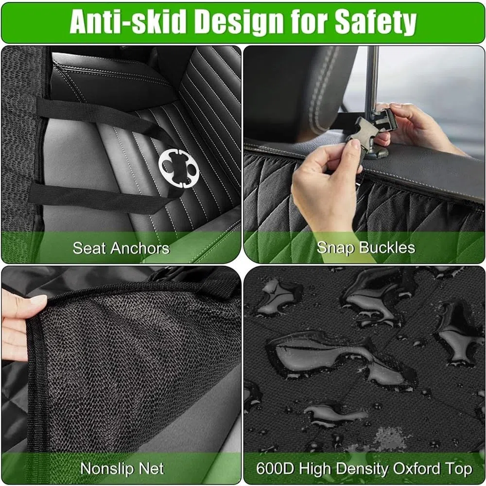 Funda Asiento Coche Perro Funda de asiento de coche para perro hamaca para mascotas perro en coche accesorios de coche para perros Protector de almohadilla de tapa de maletero Funda Coche Perro