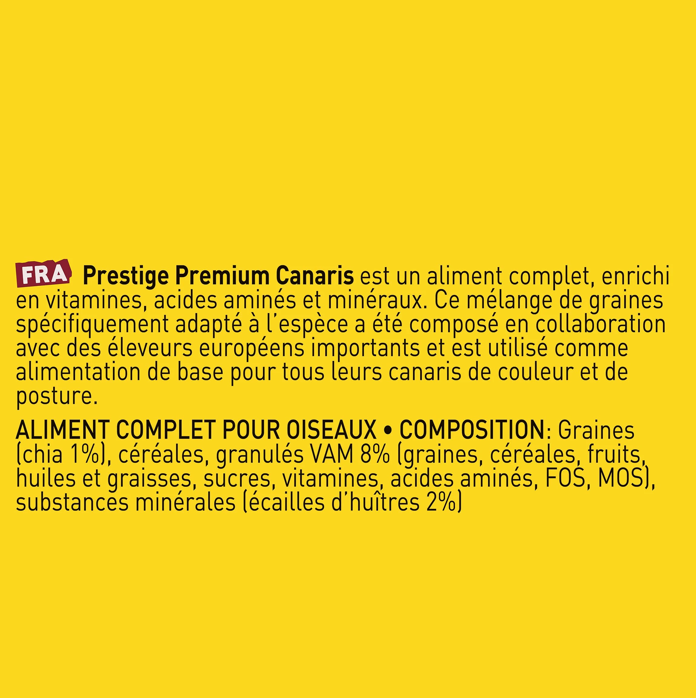 Versele-laga Mezcla de Semillas para Canarios Prestige Premium