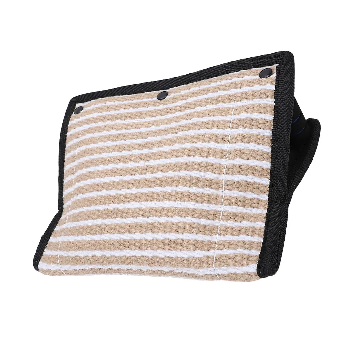 Almohada para Morder de, Juguete Interactivo de Yute Grueso para Entrenamiento y Obediencia de Perros Al Aire Libre, 1 Unidad (Negra)