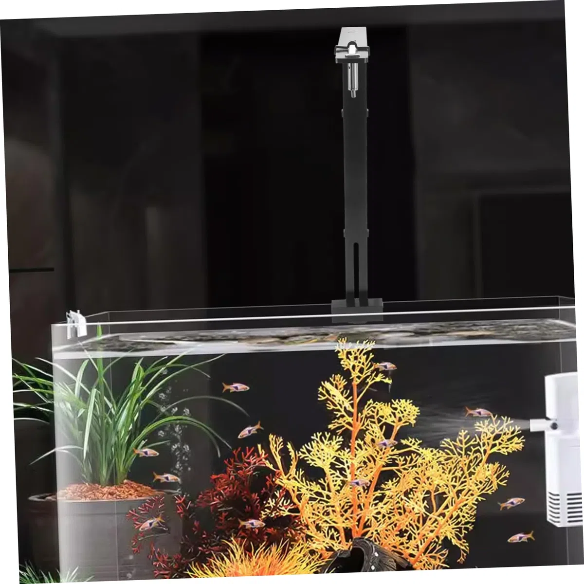BESPORTBLE 4piezas Soporte De Luz Para Soporte Estable Para Iluminación De Peceras Instalación y Diseño Elegante Compatible Cristales