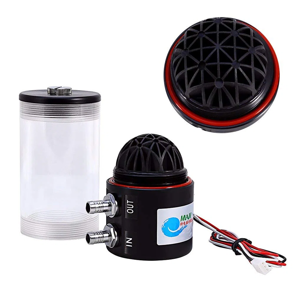 Bomba de agua de acuario, refrigeración, CO2, intercambiador de calor, 500 L/H, 10 W, DC12 V, de Yosoo