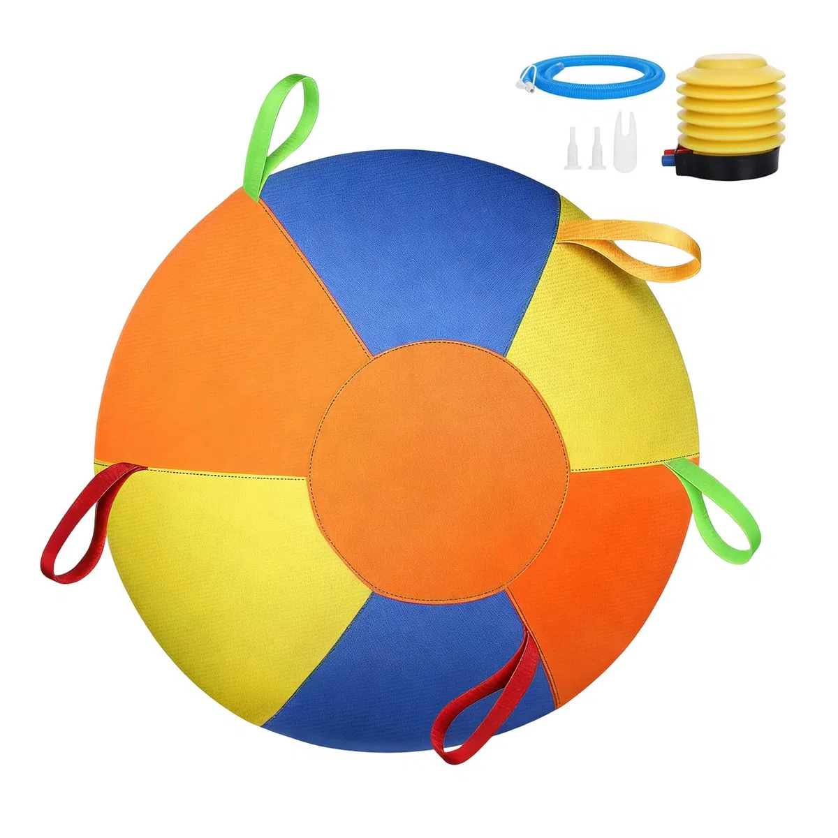 Pelota de Pastoreo para Perros Grande Juguete Interactivo Calmante para | Pelota de Perro Calmante con Asa para Perros Pequeños, Medianos, Grandes, Masticadores, Exterior, Jardín