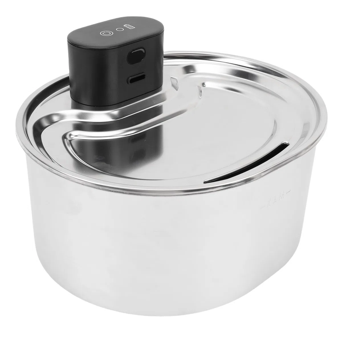 Fuente de Agua para Gatos de Acero Inoxidable, Dispensador Automático de Agua para Mascotas de 3,2 L con Sensor Inteligente y Diseño Recargable, para Gatos y Perros en