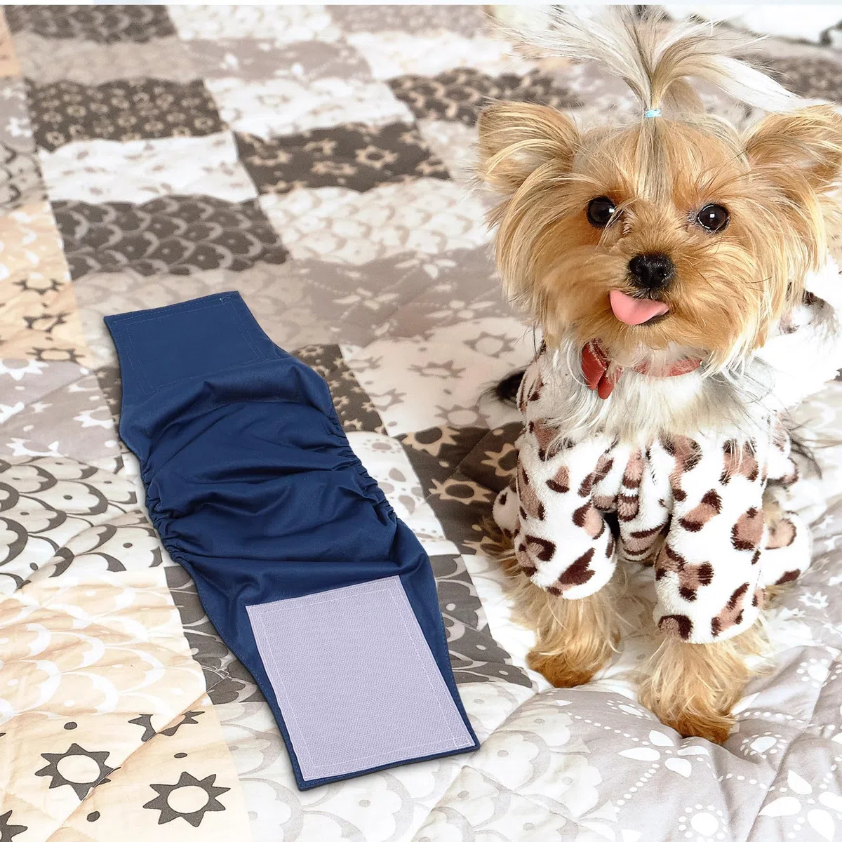 TOYANDONA 3 Piezas Pañales Lavables para Perros Reutilizables Unidades Banda Abdominal para Perros Machos Pañales Menstruales Hembras para Cachorros