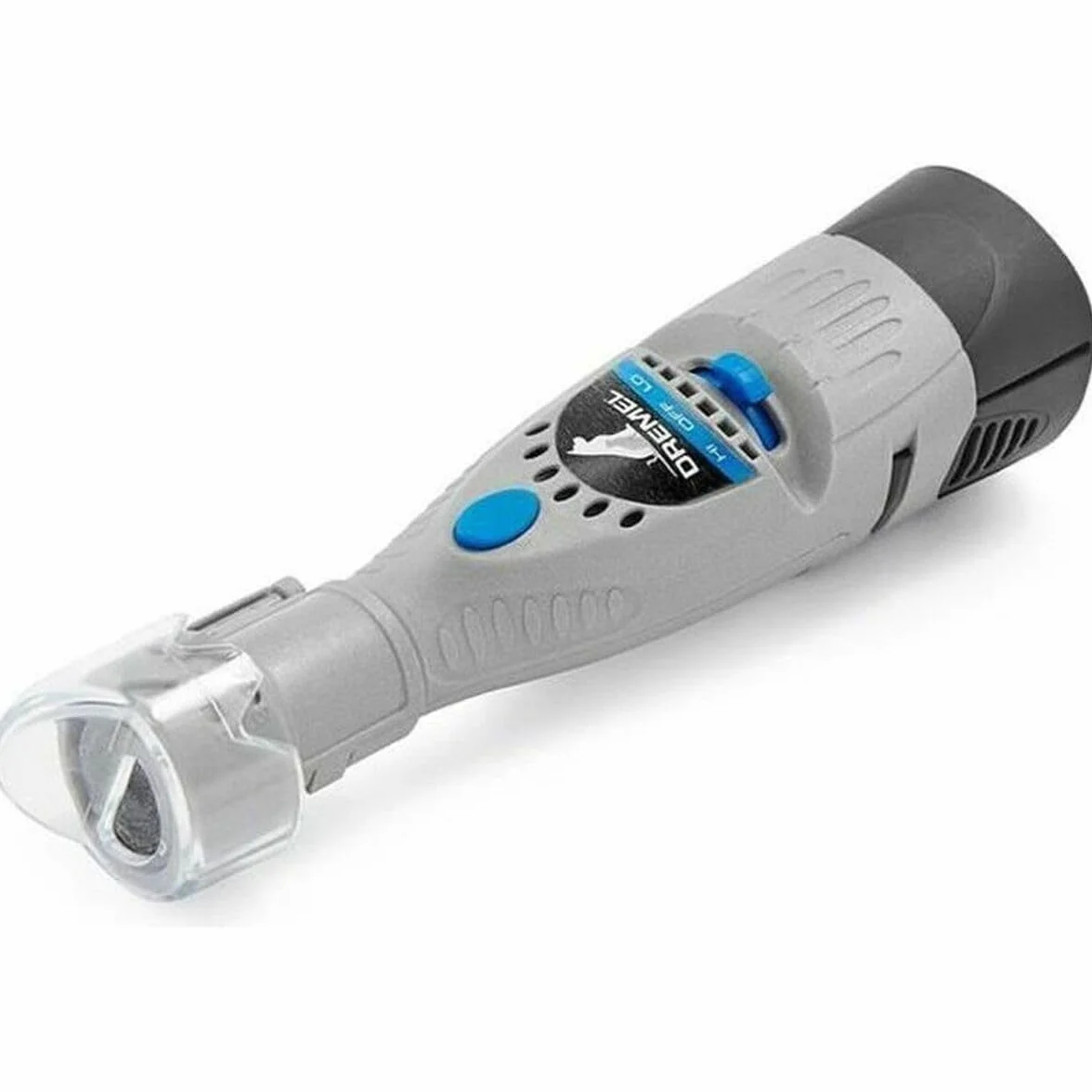Dremel 7020 PGK Lima de Uña Eléctrica para Mascotas, Amoladora para Perros a Batería de 6V, Velocidad Variable, incluye Mandril y 4 Discos de Lija, Cabezal Protector y Profundidad de Corte Ajustable