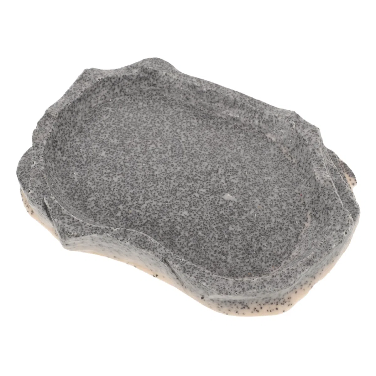 POPETPOP 5 Piezas Cuenco para Mascotas Alimentador Agua Plato Agua Tortuga Cuenco Plato Agua Comida Reptil Plato Agua Reptil Animal Placa Petri Resina