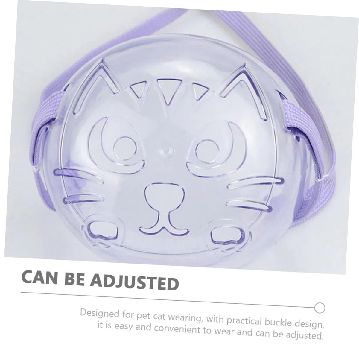 YARNOW 5 Piezas bozal de Gato Anti-ladridos Suministros de Aseo para Perros bozal de Boca de Gato cestas Mascotas Tapa Boca Gatito bozal Transpirable Ajustable sombrerería