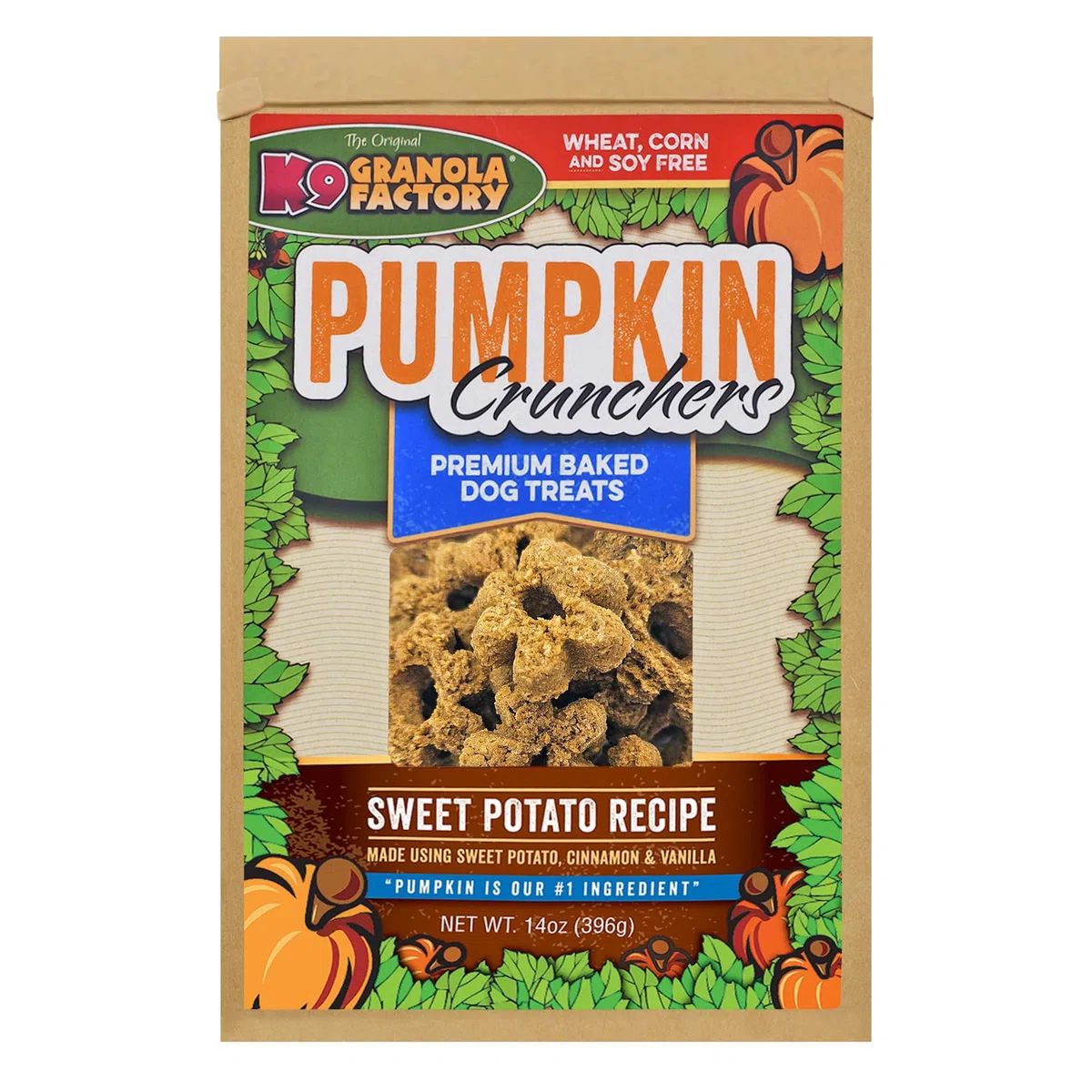 K9 Granola Factory Calabaza/Dulce Potato con zanahoria y parsley Crunchers by K9 Granola Factory