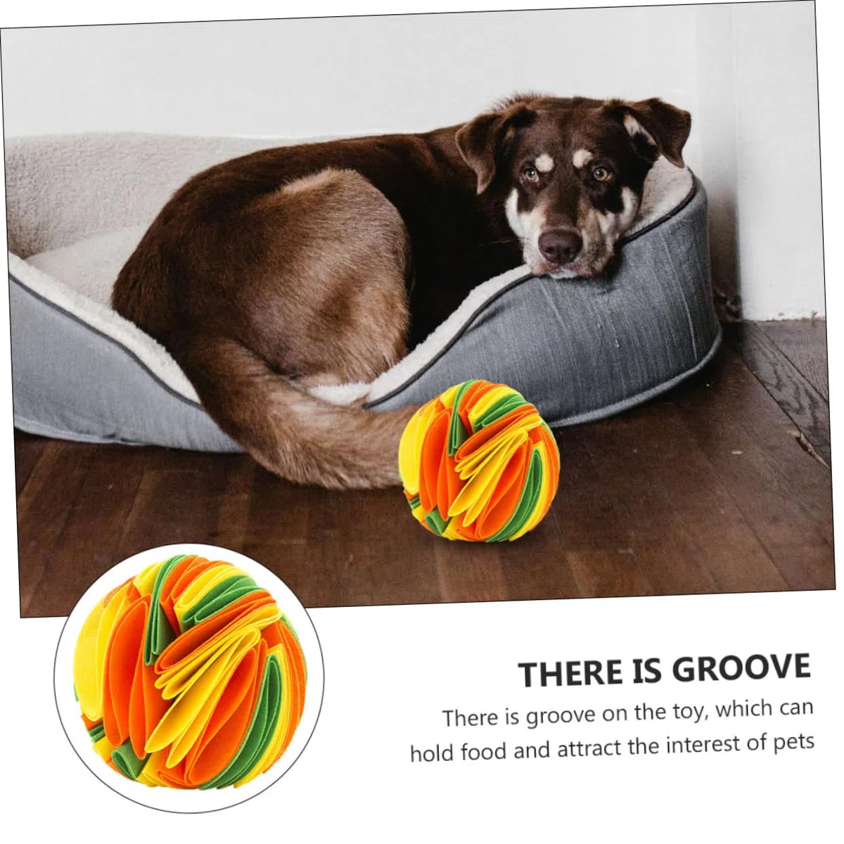FOMIYES 3 Juguetes Interactivos para Perros Juguetes Molares para Mascotas Juguetes para Masticar con Fugas De Comida.