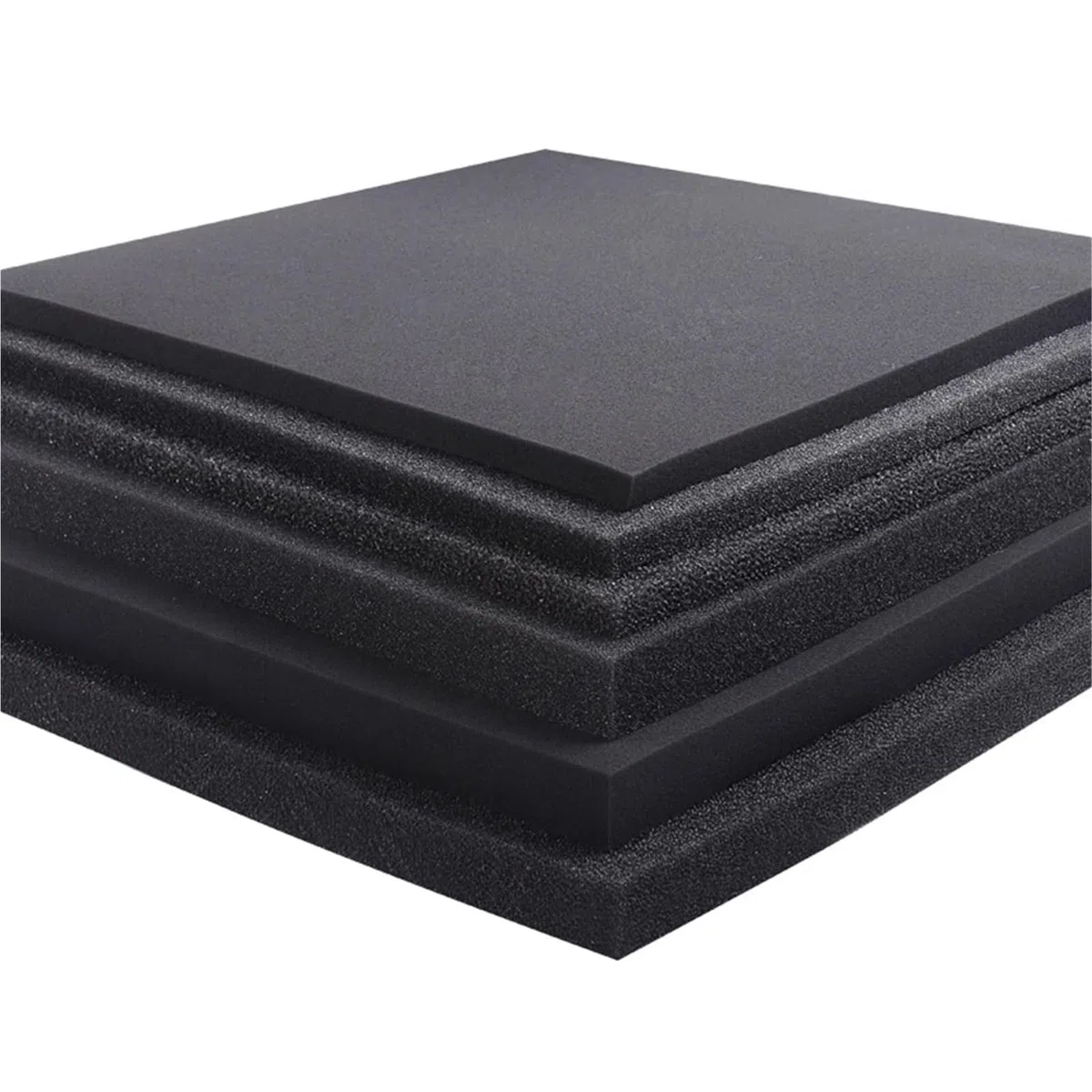 Tejido de neopreno impermeable, Almohadilla de filtro de esponja for pecera de acuario, varios tamaños, color negro(35ppi,50x50x4cm)