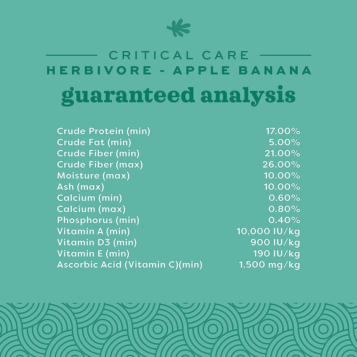 OXBOW Alimento completo para animales herbívoros | Banana/Manzana | 454 g | Alto contenido de fibra cruda | Para animales en mal estado nutricional