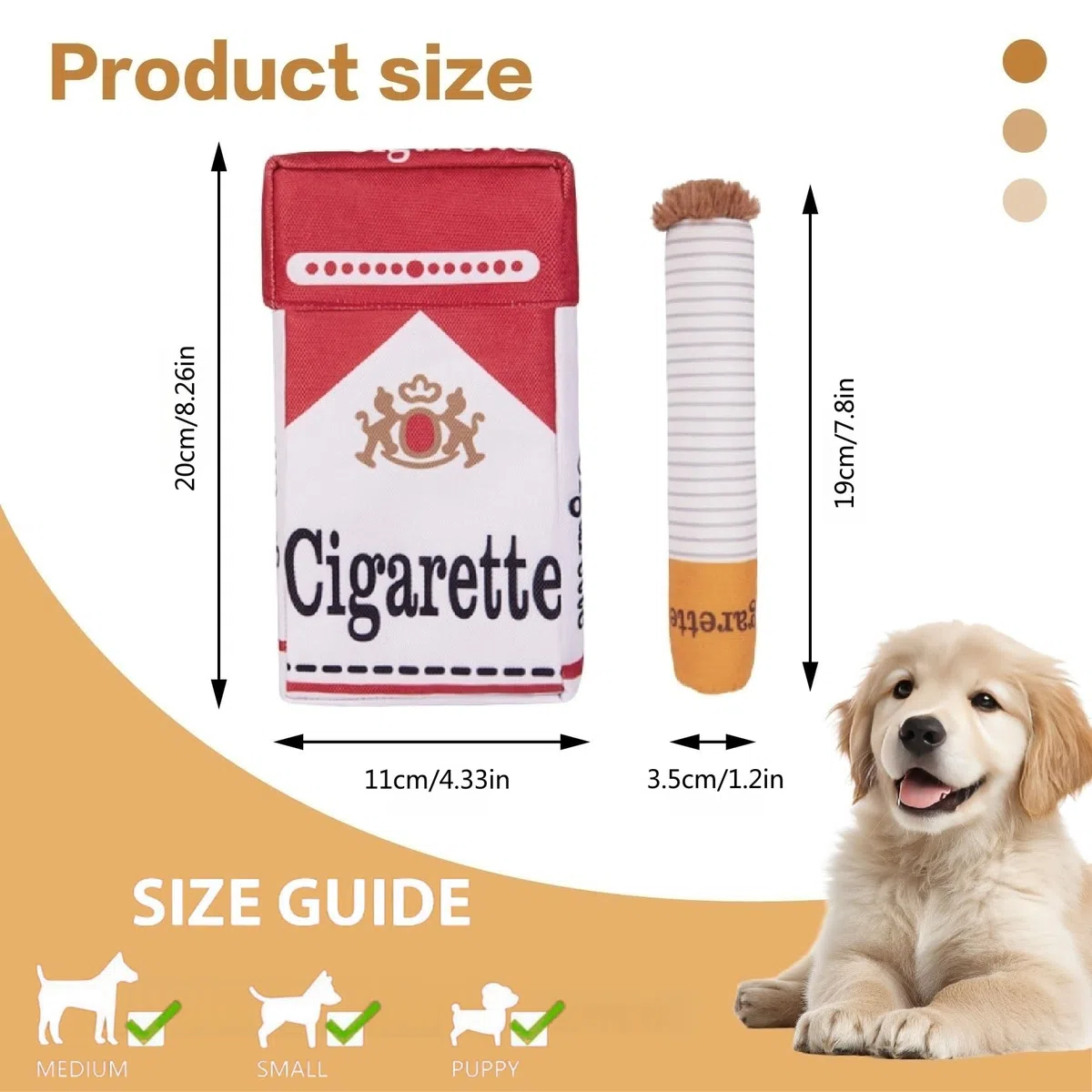 Paquete de 3 divertidos juguetes interactivos para perros, juguetes de palo de hojaldre con una caja para razas pequeñas a medianas, diversión para aliviar el estrés para gatos de interior