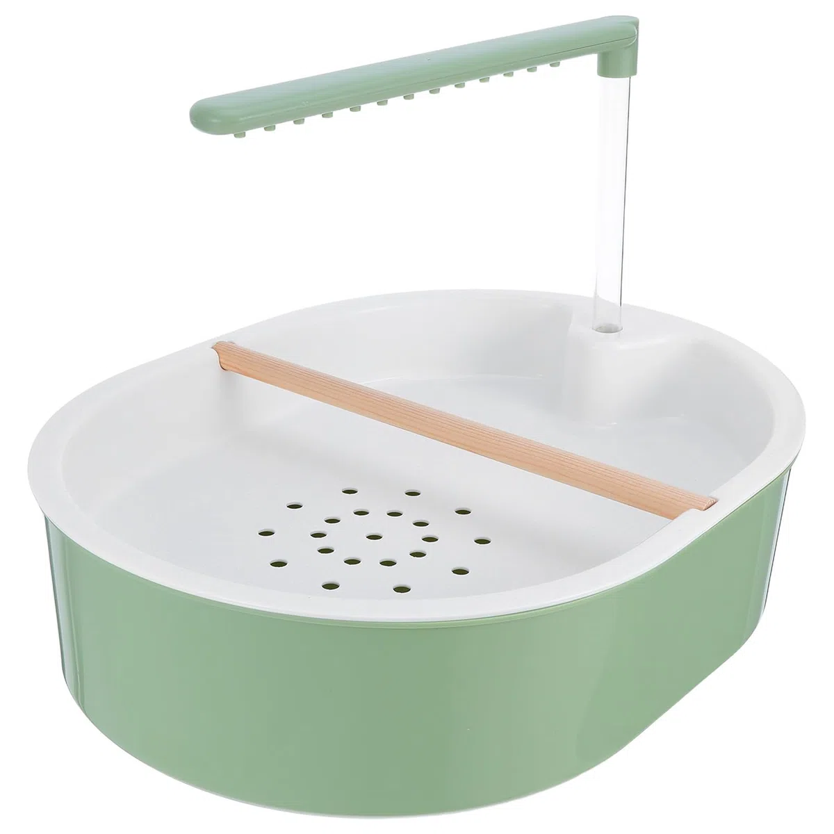 BESPORTBLE Ducha para Loros: Bañera automática para Aves con Bomba - Bañera USB para Aves, Juguete de baño con dispensador de Agua para Hurones y jilgueros.