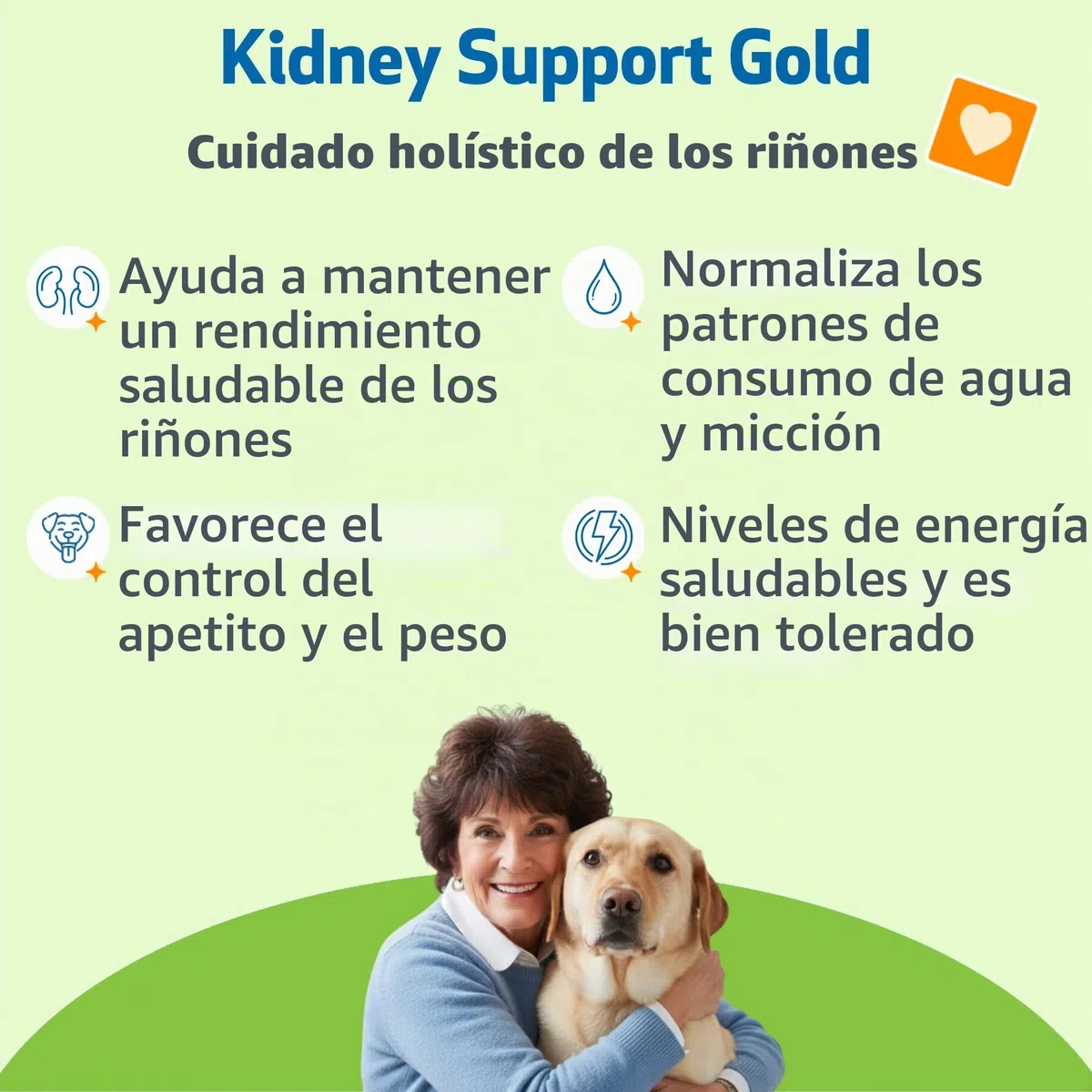 Pet Wellbeing El Apoyo del Riñón para Perros - Soporte Natural para La Salud De Riñón Canino ()